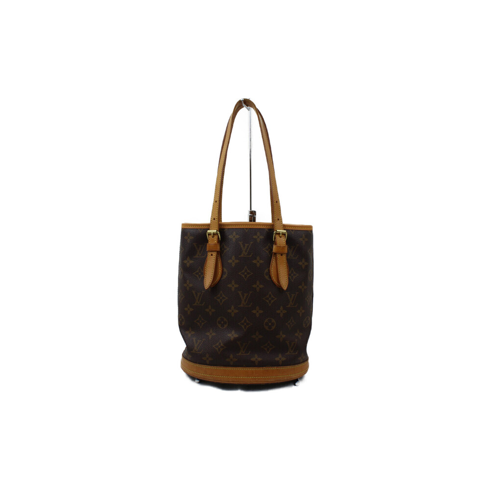 Louis Vuitton Bucket Monogram Brown Shoulder Bag Tote Bag